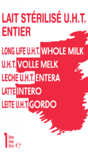 Graffiti whole UHT milk 